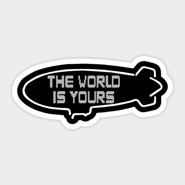 Scarface The World is Yours Sticker by RatedRetroNYC